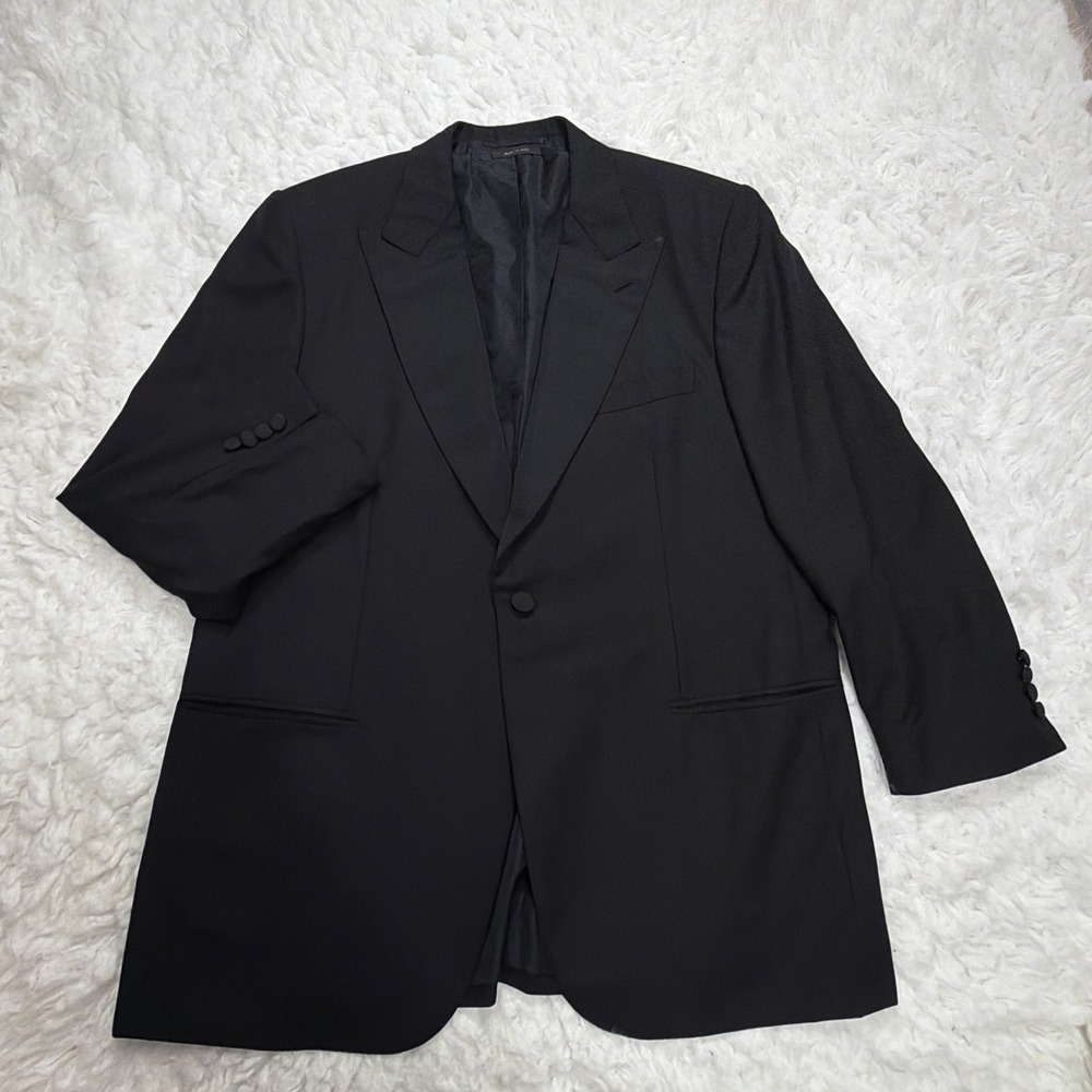 *Modern* Brioni Spartaco Black Tuxedo Jacket 44R